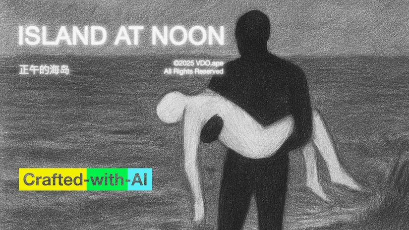 ISLAND AT NOON I AI Animation